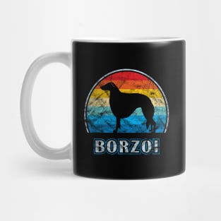 Borzoi Vintage Design Dog Mug